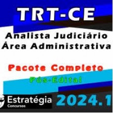 TRT 3ª Região - MG - Analista Judiciário - Área Judiciária 2022